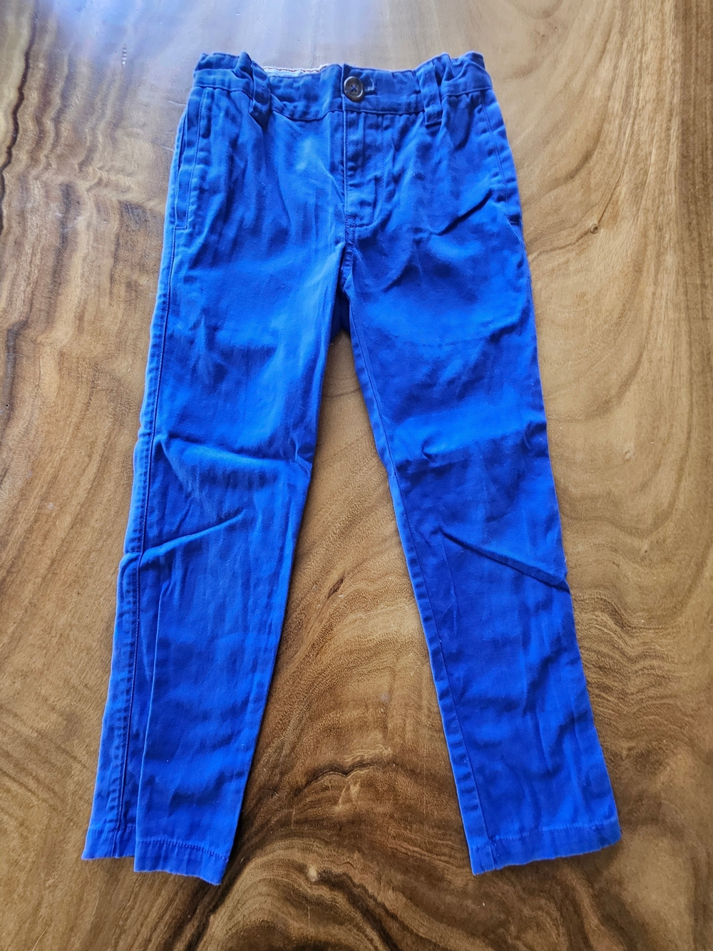 Mini Boden Size 6 Bright Blue Slim Chinos for Kids